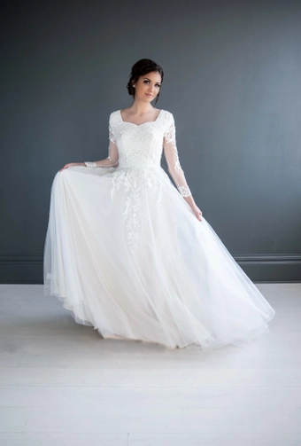 The Modest Bridal Collection by Barbie Style #MBC 7219 #2 frontface vertical thumbnail