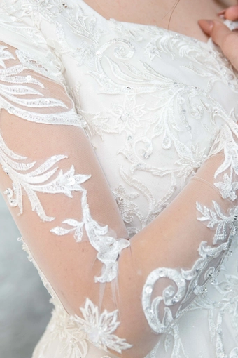 The Modest Bridal Collection by Barbie Style #MBC 7219 #5 frontface vertical cropped thumbnail
