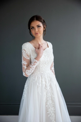 The Modest Bridal Collection by Barbie Style #MBC 7219 #8 frontface vertical cropped thumbnail