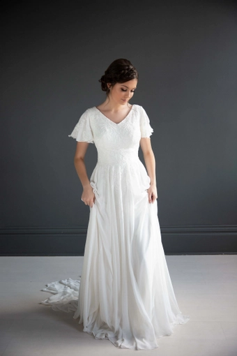 The Modest Bridal Collection by Barbie Style #MBC 7220 #1 frontface vertical thumbnail