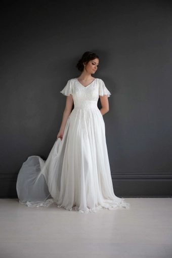 The Modest Bridal Collection by Barbie Style #MBC 7220 #2 frontface vertical thumbnail