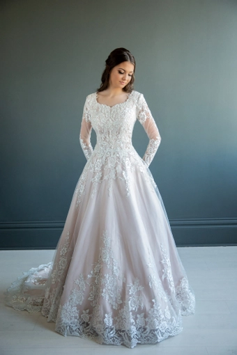The Modest Bridal Collection by Barbie Style #MBC 7222 #1 frontface vertical thumbnail