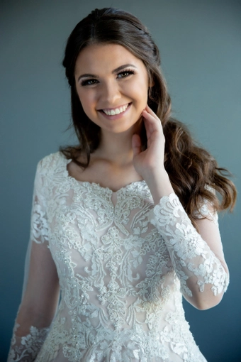 The Modest Bridal Collection by Barbie Style #MBC 7222 #5 frontface vertical cropped thumbnail