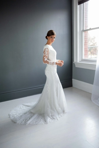 The Modest Bridal Collection by Barbie Style #MBC 7223 #1 frontface vertical thumbnail