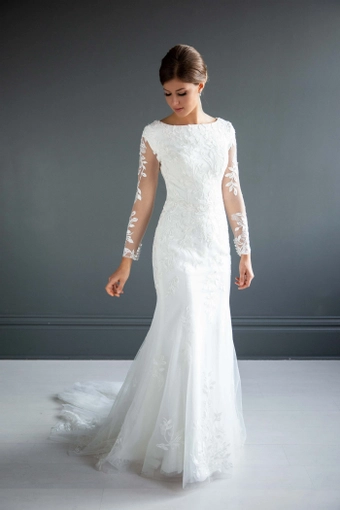 The Modest Bridal Collection by Barbie Style #MBC 7223 #2 frontface vertical thumbnail
