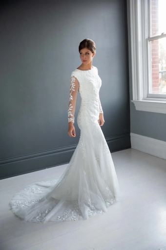 The Modest Bridal Collection by Barbie Style #MBC 7223 #3 frontface vertical thumbnail