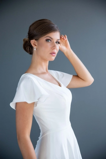 The Modest Bridal Collection by Barbie Style #MBC 7224 #7 frontface vertical cropped thumbnail