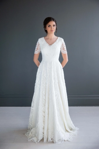 The Modest Bridal Collection by Barbie Style #MBC 7225 #0 default frontface vertical thumbnail