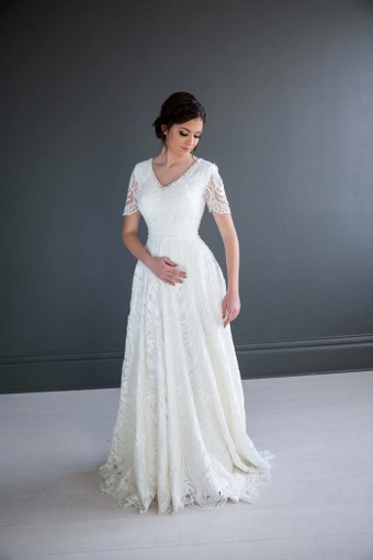The Modest Bridal Collection by Barbie Style #MBC 7225 #1 frontface vertical thumbnail