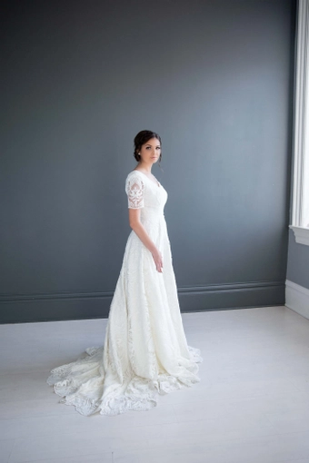 The Modest Bridal Collection by Barbie Style #MBC 7225 #3 frontface vertical thumbnail