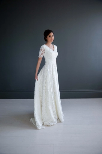 The Modest Bridal Collection by Barbie Style #MBC 7225 #2 frontface vertical thumbnail