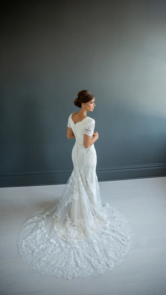 The Modest Bridal Collection by Barbie Style #MBC 7226 #4 default backface vertical thumbnail