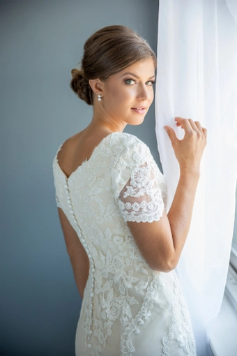 The Modest Bridal Collection by Barbie Style #MBC 7226 #9 backface vertical cropped thumbnail