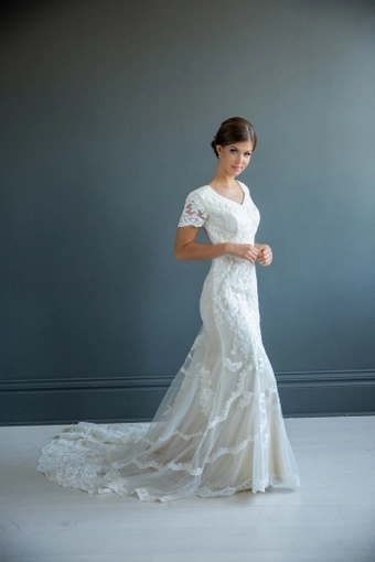 The Modest Bridal Collection by Barbie Style #MBC 7226 #1 frontface vertical thumbnail