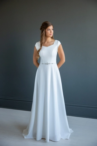 The Modest Bridal Collection by Barbie Style #MBC 7227 #1 frontface vertical thumbnail