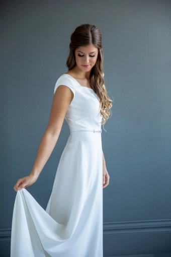 The Modest Bridal Collection by Barbie Style #MBC 7227 #4 frontface vertical cropped thumbnail