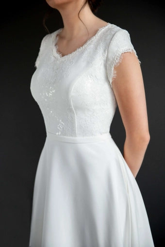 The Modest Bridal Collection by Barbie Style #MBC 7228 #3 frontface vertical cropped thumbnail