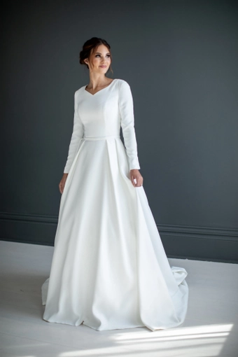 The Modest Bridal Collection by Barbie Style #MBC 7255 #3 frontface vertical thumbnail