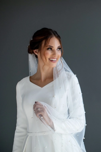 The Modest Bridal Collection by Barbie Style #MBC 7255 #9 frontface vertical cropped thumbnail