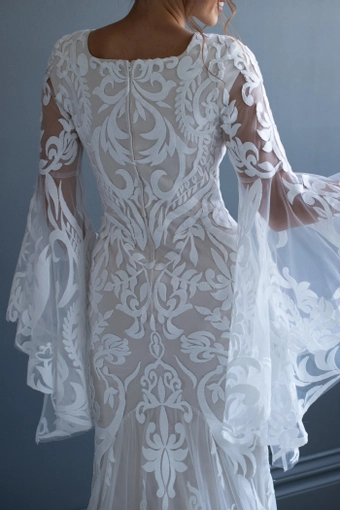 The Modest Bridal Collection by Barbie Style #MBC 7256 #9 backface vertical cropped thumbnail
