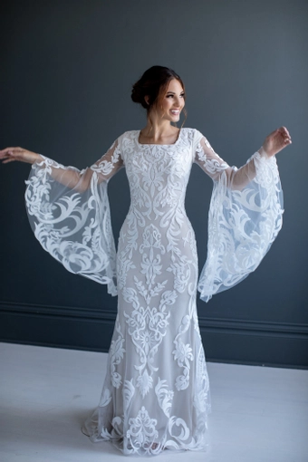 The Modest Bridal Collection by Barbie Style #MBC 7256 #2 frontface vertical thumbnail