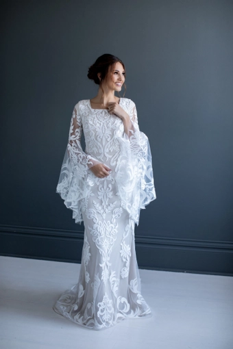 The Modest Bridal Collection by Barbie Style #MBC 7256 #1 frontface vertical thumbnail