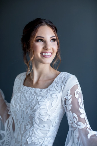 The Modest Bridal Collection by Barbie Style #MBC 7256 #7 frontface vertical cropped thumbnail
