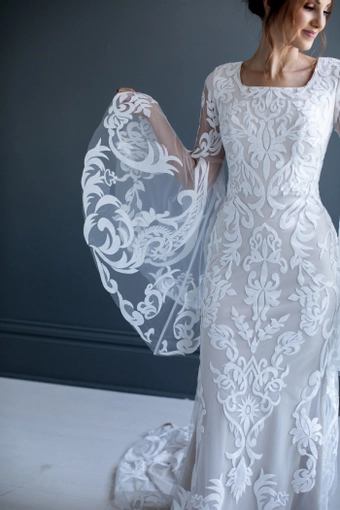 The Modest Bridal Collection by Barbie Style #MBC 7256 #6 frontface vertical cropped thumbnail