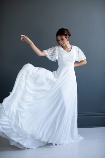 The Modest Bridal Collection by Barbie Style #MBC 7257 #1 frontface vertical thumbnail