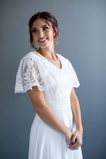 The Modest Bridal Collection by Barbie Style #MBC 7257 #6 frontface vertical cropped thumbnail