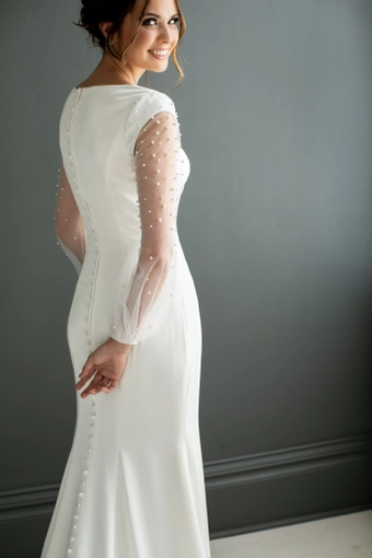 The Modest Bridal Collection by Barbie Style #MBC 7258 #11 backface vertical cropped thumbnail