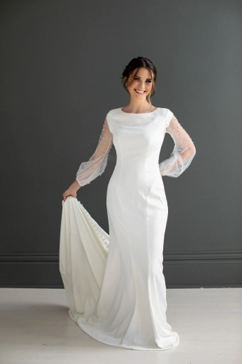 The Modest Bridal Collection by Barbie Style #MBC 7258 #3 frontface vertical thumbnail