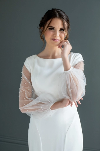 The Modest Bridal Collection by Barbie Style #MBC 7258 #8 frontface vertical cropped thumbnail