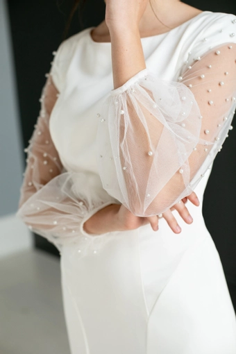 The Modest Bridal Collection by Barbie Style #MBC 7258 #9 frontface vertical cropped thumbnail