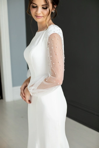 The Modest Bridal Collection by Barbie Style #MBC 7258 #10 frontface vertical cropped thumbnail