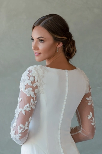 The Modest Bridal Collection by Barbie Style #MBC 7259 #8 backface vertical cropped thumbnail