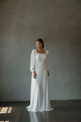 The Modest Bridal Collection by Barbie Style #MBC 7260 #4 frontface vertical thumbnail