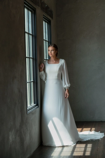 The Modest Bridal Collection by Barbie Style #MBC 7260 #3 frontface vertical thumbnail