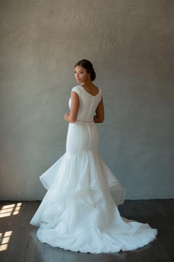 The Modest Bridal Collection by Barbie Style #MBC 7261 #6 backface vertical thumbnail