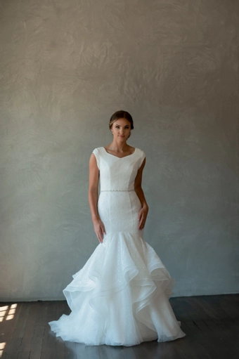 The Modest Bridal Collection by Barbie Style #MBC 7261 #2 frontface vertical thumbnail