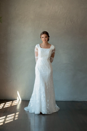 The Modest Bridal Collection by Barbie Style #MBC 7263 #5 frontface vertical thumbnail