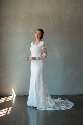 The Modest Bridal Collection by Barbie Style #MBC 7263 #1 frontface vertical thumbnail
