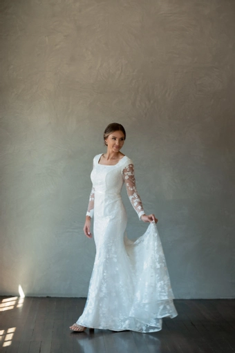 The Modest Bridal Collection by Barbie Style #MBC 7263 #3 frontface vertical thumbnail