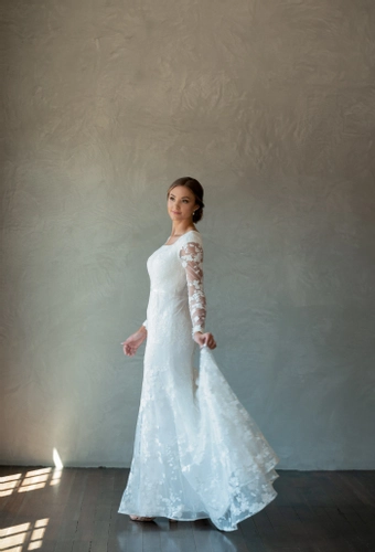 The Modest Bridal Collection by Barbie Style #MBC 7263 #4 frontface vertical thumbnail