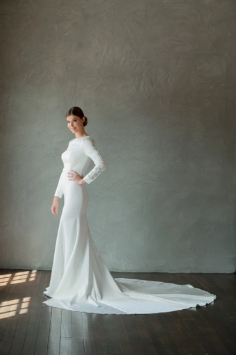 The Modest Bridal Collection by Barbie Style #MBC 7264 #1 frontface vertical thumbnail