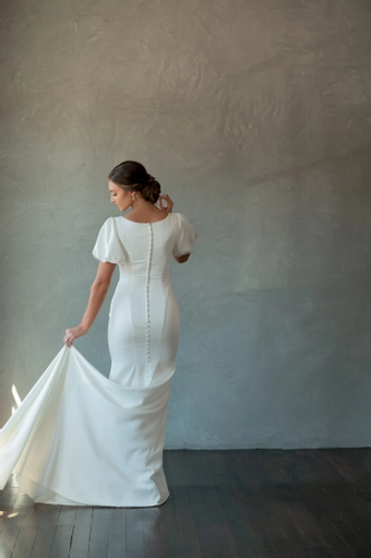 The Modest Bridal Collection by Barbie Style #MBC 7265 #3 backface vertical thumbnail