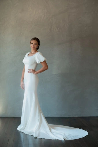 The Modest Bridal Collection by Barbie Style #MBC 7265 #2 frontface vertical thumbnail