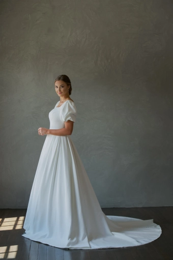 The Modest Bridal Collection by Barbie Style #MBC 7266 #6 frontface vertical thumbnail
