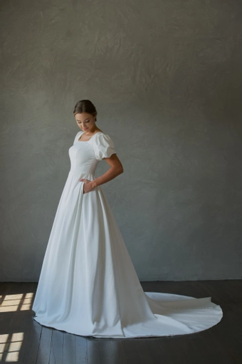 The Modest Bridal Collection by Barbie Style #MBC 7266 #2 frontface vertical thumbnail