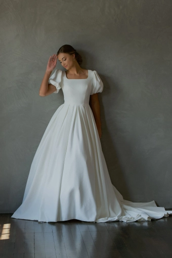 The Modest Bridal Collection by Barbie Style #MBC 7266 #8 frontface vertical thumbnail